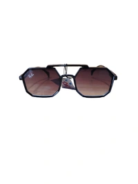 MEN'S MULTI COLOR MIX STYLISH DESIGN SUNGLASES WITH SIDE LOGO PRINTED  - FREE SIZE, 12