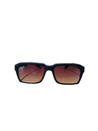 MEN'S RUBBER FRAME MIX COLOR  WAYFARER SQUARE SUNGLASESE WITH SIDE LOGO PRINTED  - FREE SIZE, 12
