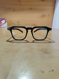 MENS RUBBER FRAME CLEAR SQUARE SUNGLASSES - FREE, 12