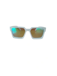 MENS BADSHAH STYLE MATT FINISH MIX COLOR MIRROR LENS WAYFARER SUNGLASSES - free, 12