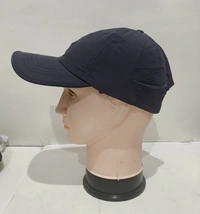 MEN'S EMBROIDERED PARASHUITE MATERIAL BLACK COLOR STYLISH CAP CLOSURE TYPE -METAL BUCKLE - FREE SIZE, 6