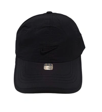 MEN'S EMBROIDERED PARASHUITE MATERIAL BLACK COLOR STYLISH CAP CLOSURE TYPE -METAL BUCKLE - FREE SIZE, 6