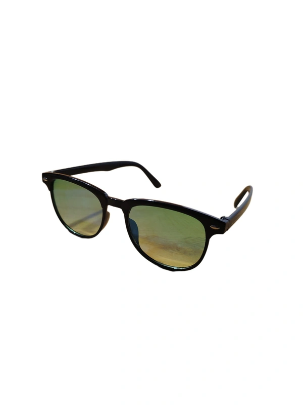 MENS MATT FINISH MIX COLOR ROUND MIRROR LENS WAYFARER SUNGLASSES - FREE, 12