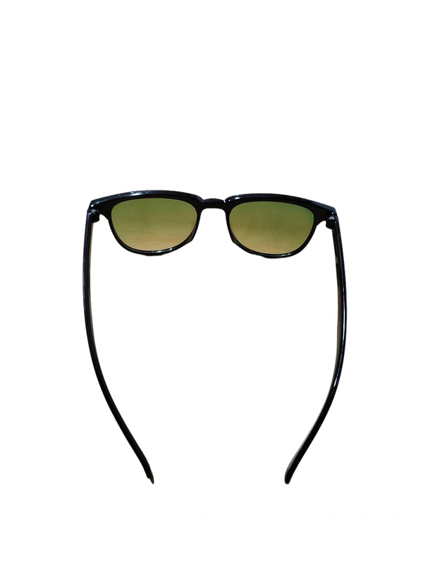 MENS MATT FINISH MIX COLOR ROUND MIRROR LENS WAYFARER SUNGLASSES - FREE, 12