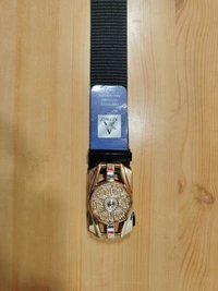 MEN'S CHINA IMPORTED NYLONE MULTI COLOR MIX DESIGN SPINNER AUTO BUCKLE BELT PATTI OVER SIZE WIDTH 40MM - FREE SIZE, 12