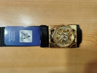 MEN'S CHINA IMPORTED NYLONE MULTI COLOR MIX DESIGN SPINNER ARMY BUCKLE BELT PATTI -OVER SIZE -WIDTH-40MM - FREE SIZE, 12