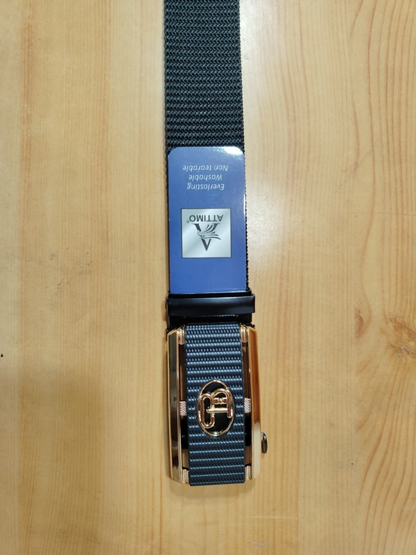 MEN'S CHINA IMPORTED NYLON MULTI COLOR MIX DESIGN AUTO BUCKLE BELT PATTI OVER SIZE WIDTH 40MM - FREE SIZE, 12