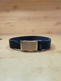 MEN'S CHINA IMPORTED NYLON MULTI COLOR MIX DESIGN AUTO BUCKLE BELT PATTI OVER SIZE WIDTH 40MM - FREE SIZE, 12