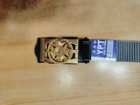 KIDS INDIAN NYLON MULTI COLOR SPINNER ARMY BUCKLE BELT SIZE-36 INC LENGTH 30MM WIDTH  - FREE SIEZE, 12