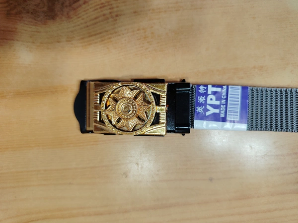 KIDS INDIAN NYLON MULTI COLOR SPINNER ARMY BUCKLE BELT SIZE-36 INC LENGTH 30MM WIDTH  - FREE SIEZE, 12