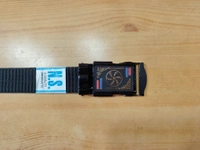 KIDS INDIAN NYLON MULTI COLOR MIX DESIGN ARMY BUCKLE BELT SIZE-36 INC LENGTH 30MM WIDTH  - FREE SIZE, 12