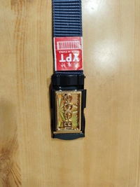 KIDS INDIAN NYLON MULTI COLOR MIX DESIGN ARMY BUCKLE BELT SIZE-36 INC LENGTH 30MM WIDTH  - FREE SIZE, 12