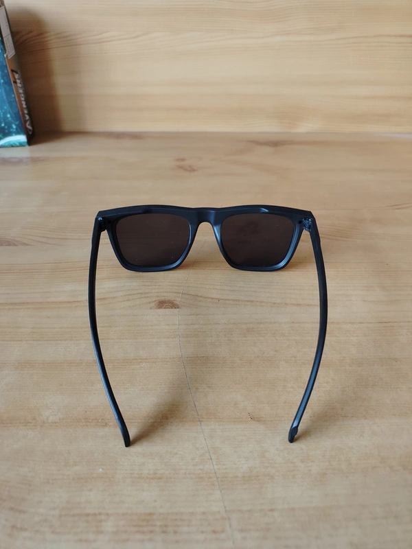 MENS RUBBER FRAME BLACK COLOR DC WAYFARER STYLISH SUNGLASSES - FREE, 12