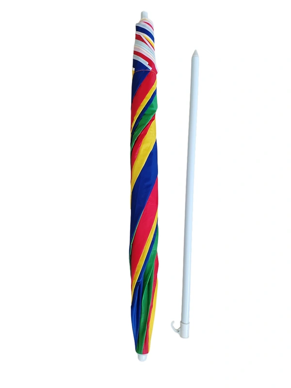 8 KADI OUTDOOR GARDEN BIG SIZE UMBRELLA WITHOUT STAND FOR HOTELS BEACH SHOP UMBRELLA SIZE- 48 INCH - FREE, 6