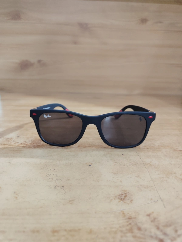 MENS RUBBER  FRAME SIDE LOGO PRINTED DC BLACK  WAYFARER STYLISH SUNGLASSES - FREE, 12