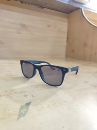 MENS RUBBER  FRAME SIDE LOGO PRINTED DC BLACK  WAYFARER STYLISH SUNGLASSES - FREE, 12