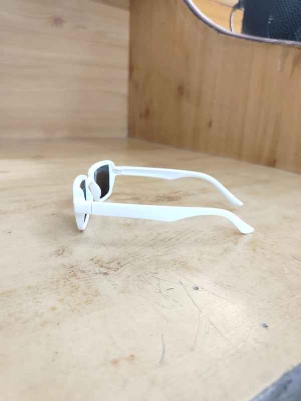 KIDS WHITE  COLOR FRAME DC MIX KABIR SINGH DESIGN SUNGLASSES - FREE, 12