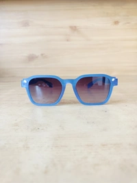 MENS RUBBER FRAME BLACK COLOR DC WAYFARER STYLISH SUNGLASSES - FREE, 12