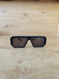 MENS MATT FRAME DC BLACK COLOR STYLISH SUNGLASSES  - FREE, 12