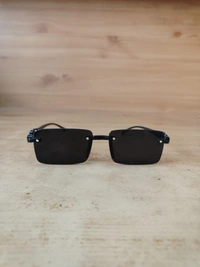 MENS JAGUAR STYLISH MATT FINISH BLACK SUNGLASS - FREE, 12