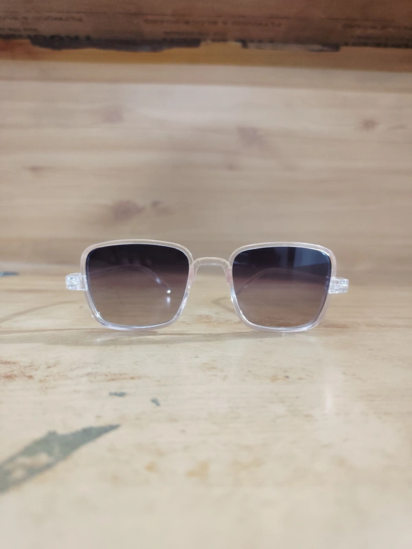 MENS POLYCARBONATE FRAME WAYFARER SUNGLASS WHITH DC LENS - FREE, 12