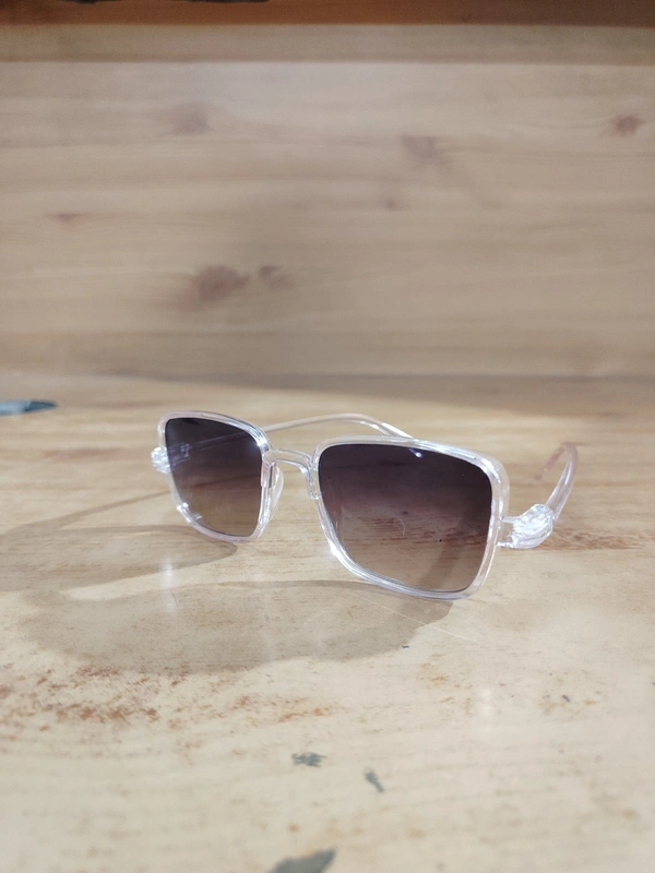 MENS POLYCARBONATE FRAME WAYFARER SUNGLASS WHITH DC LENS - FREE, 12