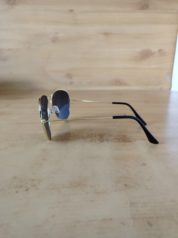 MENS METAL FRAME BLACK COLOR AVIATOR STYLISH SUNGLASSES - FREE, 12