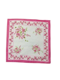COTTON HANKIES MIX COLOR MIX PRINTED FOR GIRLS,LADIES,KIDS SET OF 12 PCS  SIZE-32 *32Cm - 32*32, 12