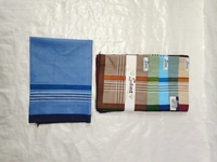 MENS PURE  COTTON  MULTI  COLOR MIX STRIP DESIGN HAND KERCHIEFS  SIZE-42*45 Cm - 45*45, 12