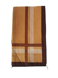 MENS PURE  COTTON  MULTI  COLOR MIX STRIP DESIGN HAND KERCHIEFS  SIZE-45*45 Cm - 45*45, 12