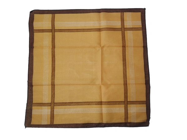 MENS PURE  COTTON  MULTI  COLOR MIX STRIP DESIGN HAND KERCHIEFS  SIZE-45*45 Cm - 45*45, 12