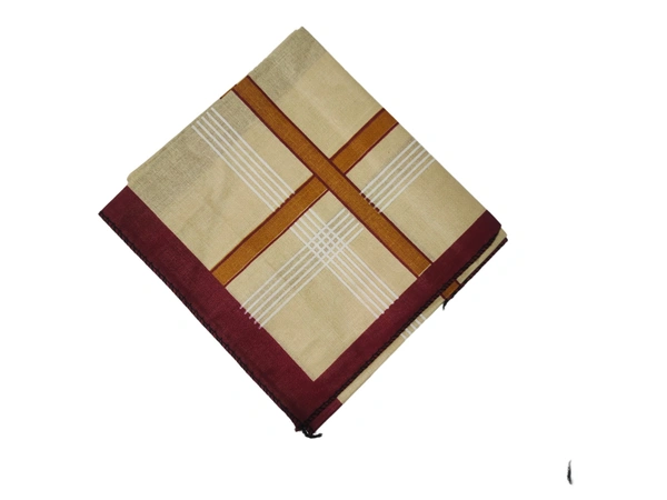 MENS PURE  COTTON  MULTI  COLOR MIX STRIP DESIGN HAND KERCHIEFS  SIZE-45*45 Cm - 45*45 CM, 12