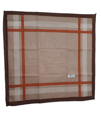 MENS PURE  COTTON  MULTI  COLOR MIX STRIP DESIGN HAND KERCHIEFS  SIZE-45*45 Cm - 45*45 CM, 12