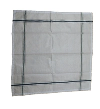 MENS PURE  COTTON  WHITE  COLOR MIX STRIP DESIGN HAND KERCHIEFS  SIZE-45*45 Cm - 45*45 CM, 12