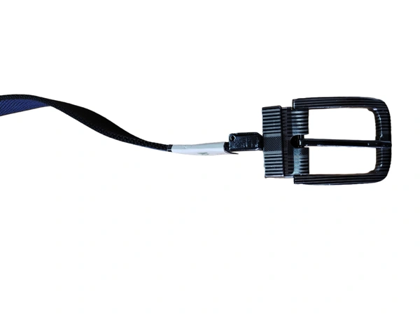 MENS NYLON MULTI COLOR REVERSIBILE PIN HOLE HEAVY BUCKLE BELT  - FREE, 12