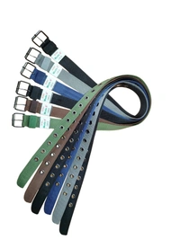 MEN'S  CHINA IMPORTED NYLON MULTI COLOR ROLLER KANTA  BUCKLE BELT   - FREE, 12