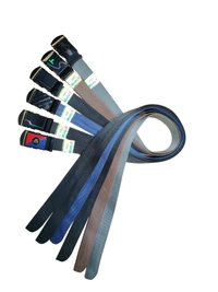 MEN'S  CHINA IMPORTED NYLON MULTI COLOR WITH MIX DESIGN ARMY BUCKLE BELT   - FREE, 12