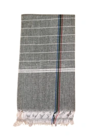 MEN PURE COTTON MULTI COLOR WITH  MIX STRIP NEW DESIGN HANDKERCHIEFS - 50*50, 12