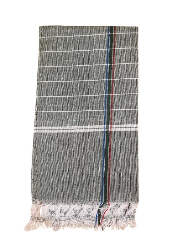 MEN PURE COTTON MULTI COLOR WITH  MIX STRIP NEW DESIGN HANDKERCHIEFS - 50*50, 12