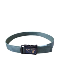 KIDS INDIAN NYLON MULTI COLOR MIX DESIGN ARMY BUCKLE BELT - SMALL, 12