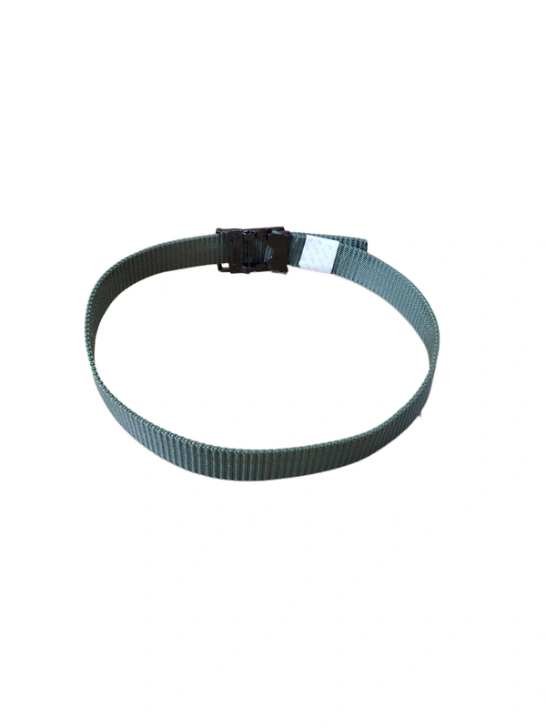 KIDS INDIAN NYLON MULTI COLOR MIX DESIGN ARMY BUCKLE BELT - SMALL, 12