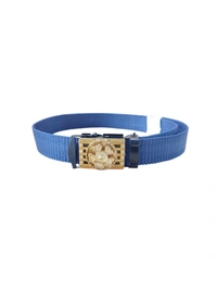 KIDS INDIAN NYLON MULTI COLOR MIX DESIGN ARMY BUCKLE BELT - SMALL, 12