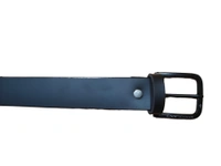 MENS PU LEATHER BLACK COLOR PINWHOLE BUCKLE BELT - FREE, 6