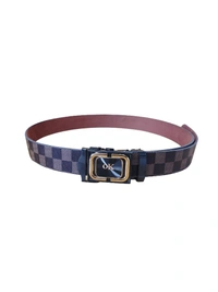 MENS PU LEATHER  WITH BLACK COLOR MIX DESIGN ARMY BUCKLE BELT  - FREE, 6