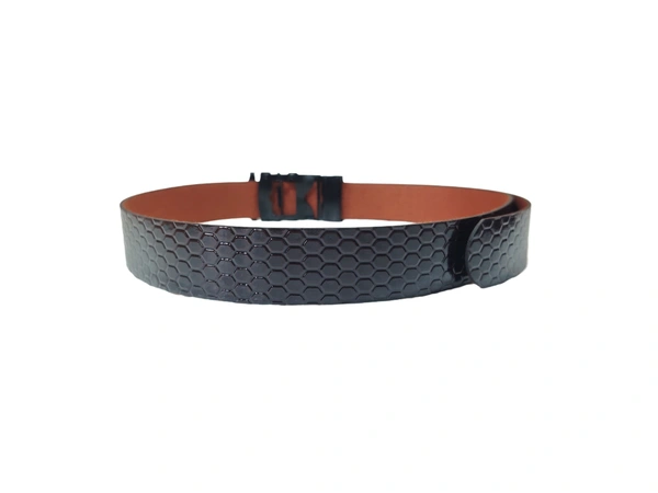 MENS PU LEATHER  WITH GOLDEN MIX DESIGN ARMY BUCKLE BELT  - FREE, 6