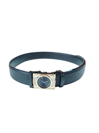 MENS MULTI COLOR PU LEATHER WITH BLACK MIX  DESIGN   ARMY BUCKLE BELT  - FREE, 6