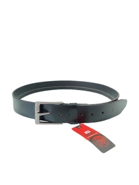 MENS  GENUINE LEATHER BLACK COLOR MIX  SIZE HEAVY KANTA BUCKLE BELT - FREE, 6