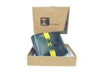 MENS GENUINE LEATHER 2 FOLD MULTI COLOR WALLETS BRAND BOX PACKING - FREE, 6