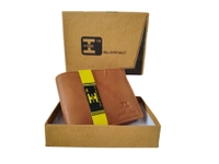 MENS GENUINE LEATHER 2 FOLD MULTI COLOR WALLETS BRAND BOX PACKING - FREE, 6