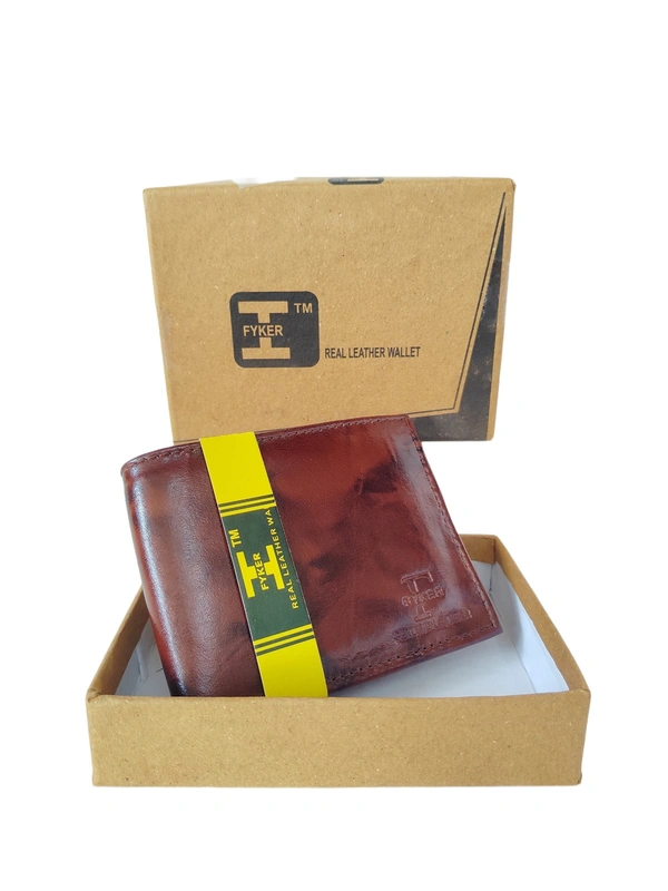 MENS GENUINE LEATHER 2 FOLD MULTI COLOR WALLETS BRAND BOX PACKING - FREE, 6